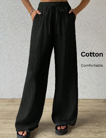 Pantaloni SHEIN, negru