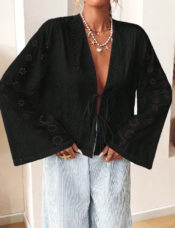 Bluza SHEIN CURVE, negru Negru