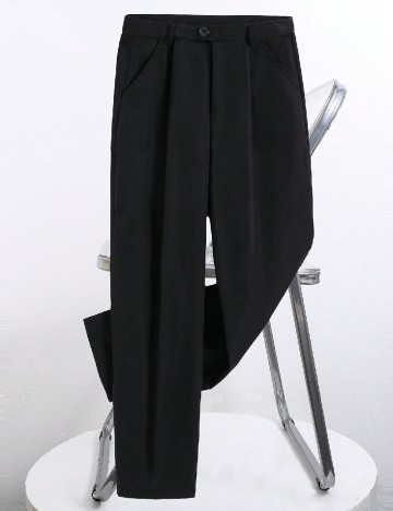 Pantaloni Shein Kids, negru