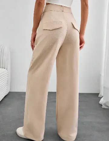 Pantaloni SHEIN, crem