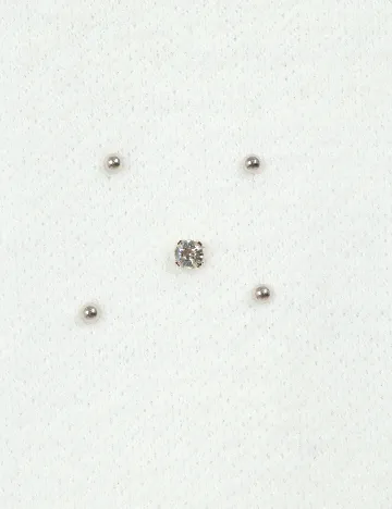 Pulover SHEIN, ecru Alb