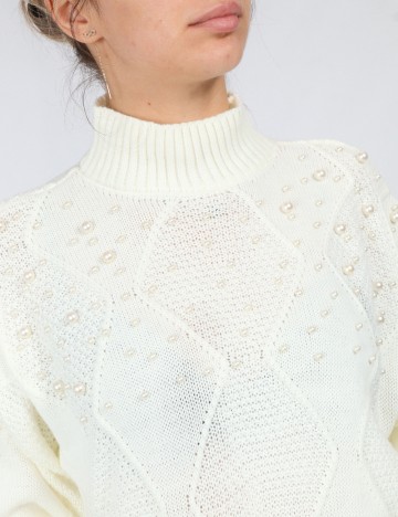 Pulover SHEIN, ecru