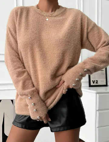 Pulover SHEIN, maro Maro