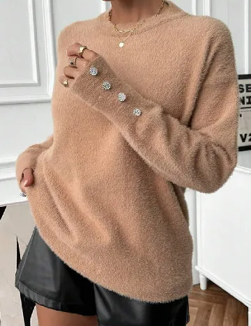 Pulover SHEIN, maro Maro