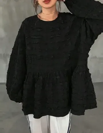 Bluza Friful, negru Negru