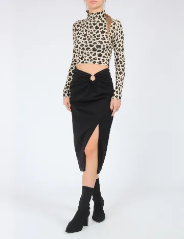 Fusta SHEIN, negru Negru