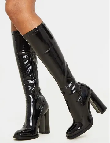 Cizme PrettyLittleThing, negru Negru