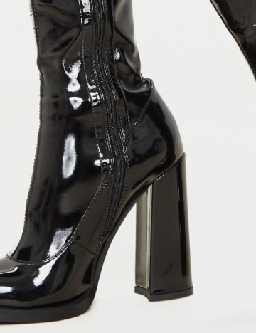 Cizme PrettyLittleThing, negru