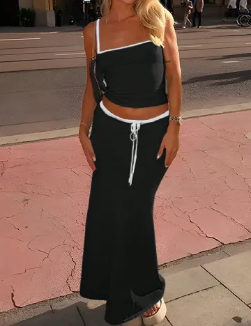 Compleu SHEIN, negru Negru