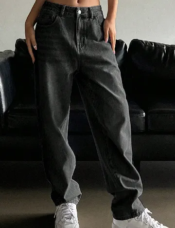 Blugi Dazy, gri inchis Gri