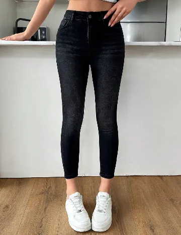 Blugi SHEIN, negru Negru