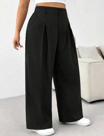 Pantaloni SHEIN CURVE, negru