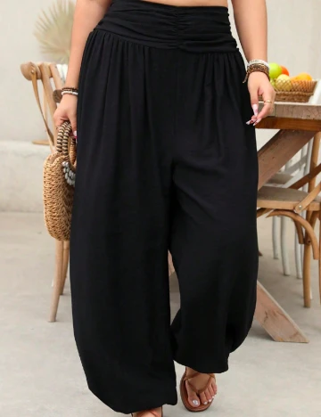 Pantaloni SHEIN CURVE, negru