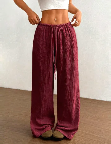 Pantaloni SHEIN, grena