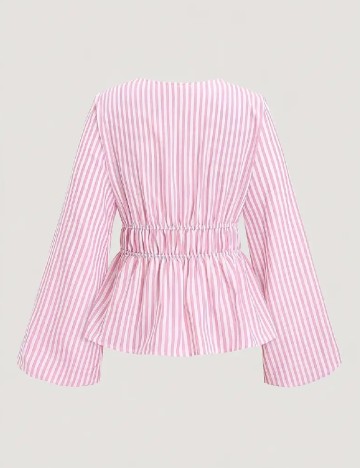 Bluza SHEIN, roz/alb