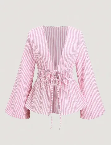 Bluza SHEIN, roz/alb Roz