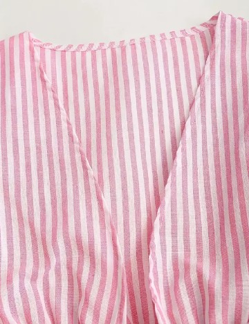 Bluza SHEIN, roz/alb