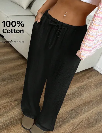 Pantaloni SHEIN, negru