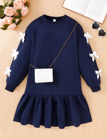 Rochii Shein Kids, albastru Albastru