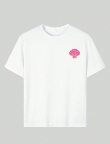 Tricou Shein Kids, alb