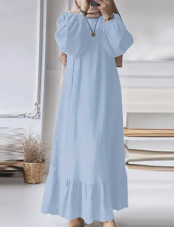 Rochie lunga SHEIN, albastru Albastru