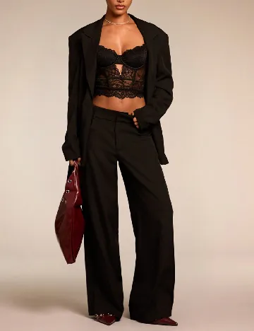 Pantaloni SHEIN, negru