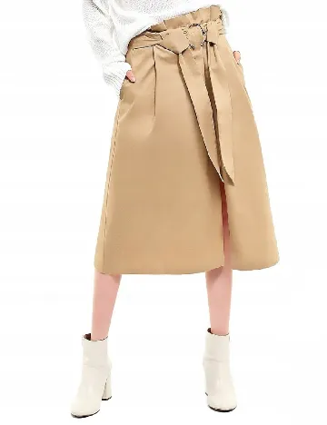 Botine Stradivarius, crem Crem