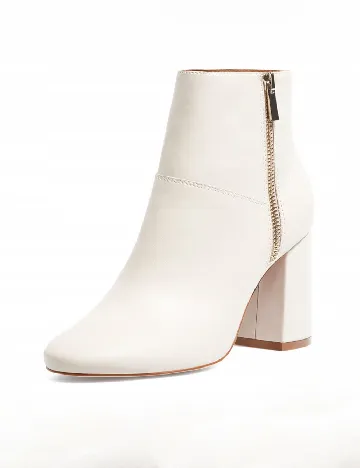 Botine Stradivarius, crem Crem
