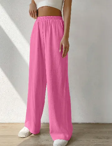 Pantaloni SHEIN, roz