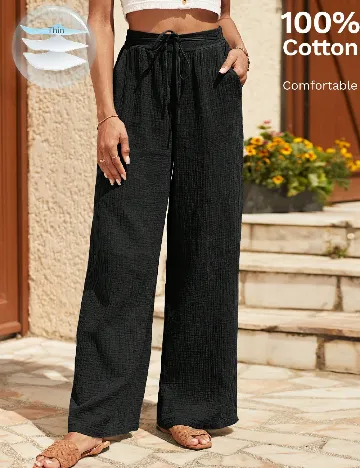 Pantaloni SHEIN, negru