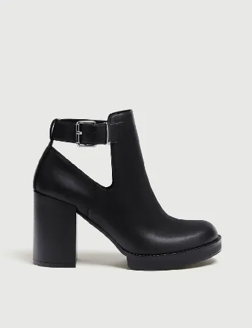 Botine Pull&Bear, negru