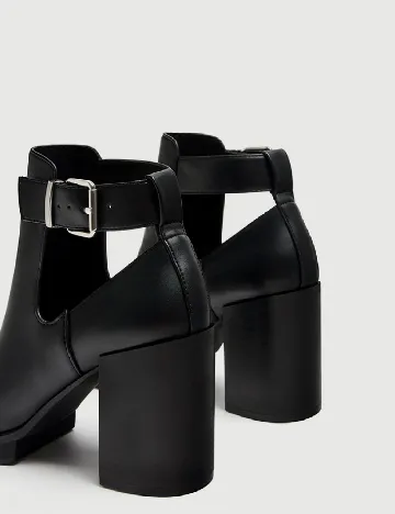 Botine Pull&Bear, negru
