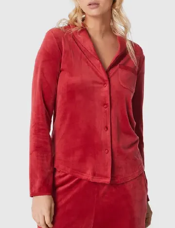 Camasa pijama Triumph, rosu