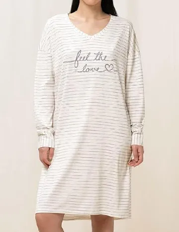 Rochie de noapte Triumph, ecru