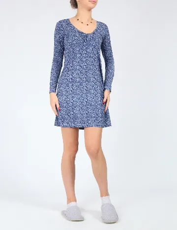 Rochie de noapte Evelace, albastru Albastru