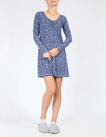 Rochie de noapte Evelace, albastru Albastru