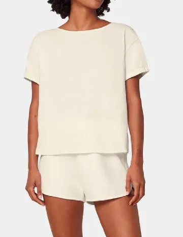 Pantaloni de pijama Triumph, ecru