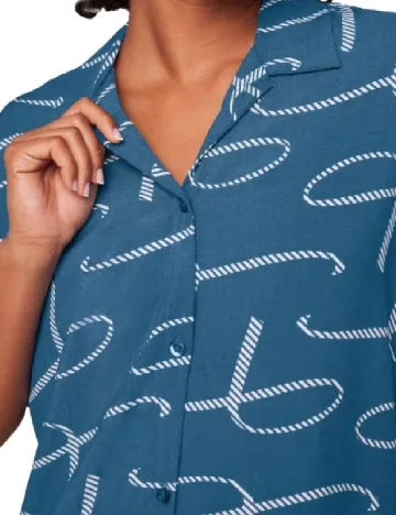 Camasa de noapte Triumph, albastru Albastru