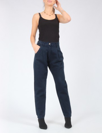 Pantaloni SHEIN, bleumarin