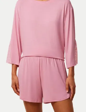 Pantaloni de pijama Triumph, roz Roz