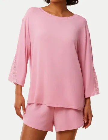 Pantaloni de pijama Triumph, roz Roz