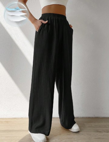 Pantaloni SHEIN, negru