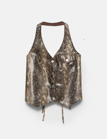 Top Pull&Bear, animal print