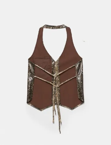 Top Pull&Bear, animal print