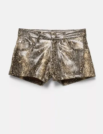 Pantaloni scurti Pull&Bear, animal print Animal print