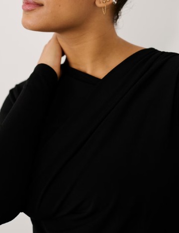 Rochie medie Kaffe Curve, negru