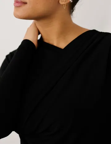 Rochie medie Kaffe Curve, negru