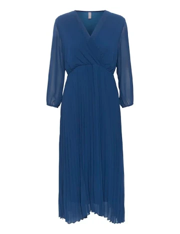 Rochie medie Culture, albastru Albastru