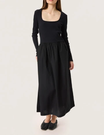 Rochie lunga Soaked In Luxury, negru