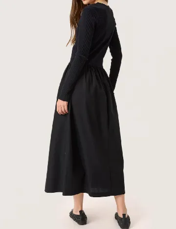 Rochie lunga Soaked In Luxury, negru